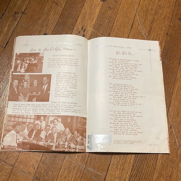 1953 Warp’s Yuletide Greetings Christmas songs and poems - Picture 13 of 16